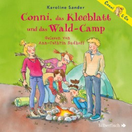 Conni, das Kleeblatt und das Wald-Camp - Cover