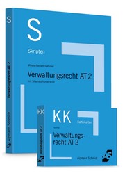 Bundle Wüstenbecker, Skript Verwaltungsrecht AT 2 + Sommer, Karteikarten Verwaltungsrecht AT 2 - Cover
