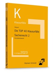 Die TOP 40 Klausurfälle Sachenrecht 2 - Cover