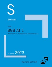 Skript BGB AT 1 - Cover