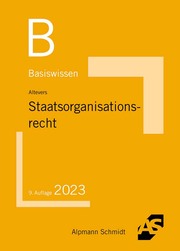 Basiswissen Staatsorganisationsrecht - Cover