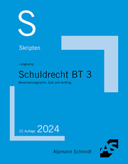Skript Schuldrecht BT 3 - Cover
