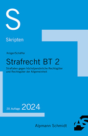 Skript Strafrecht BT 2 - Cover