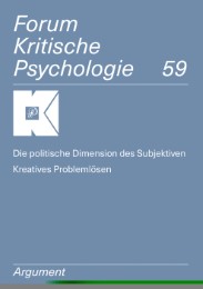 Forum Kritische Psychologie / Die politische Dimension des Subjektiven / Kreativ - Cover