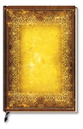 Premium Book Golden Book - Notizbuch - liniert - (12 x 17)