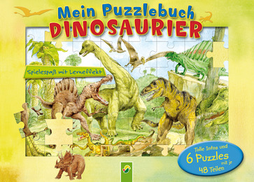 Mein Puzzlebuch: Dinosaurier - Cover