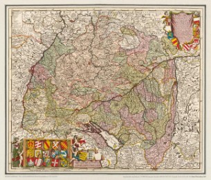 Historische Karte: Baden-Württemberg 1689