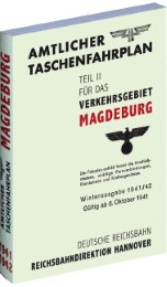 Amtlicher Taschenfahrplan für das Verkehrsgebiet Magdeburg - Winterausgabe 1941/42, Gültig ab 6.Oktober 1941