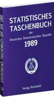 Statistisches Taschenbuch der Deutschen Demokratischen Republik 1989