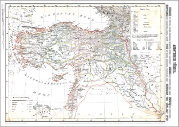 Historische Karte: Asiatische Türkei 1859 [gerollt]