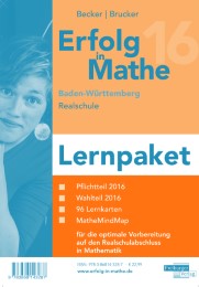 Erfolg in Mathe 2016, Lernpaket Realschule Baden-Württemberg