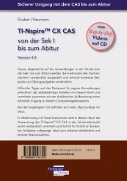 TI-Nspire CX CAS von der Sek I bis zum Abitur Version 4.0 - Abbildung 1