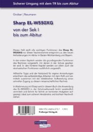 Sharp EL-W550XG von der Sek I bis zum Abitur - Abbildung 1