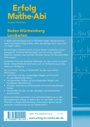 Erfolg im Mathe-Abi Lernkarten Allgemeinbildendes Gymnasium Baden-Württemberg ab 2019 - Abbildung 1