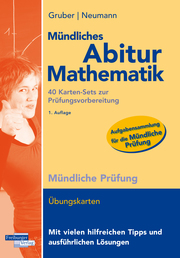Mündliches Abitur Mathematik, 40 Karten-Sets zur Prüfungsvorbereitung - Cover