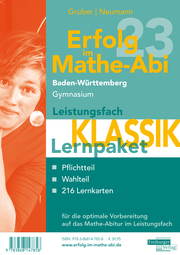 Erfolg im Mathe-Abi 2023 Klassik Lernpaket - Leistungsfach, Baden-Württemberg Gymnasium