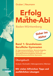 Erfolg im Mathe-Abi Baden-Württemberg Berufliche Gymnasien Band 1: Grundwissen - Cover