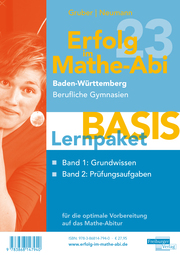 Erfolg im Mathe-Abi 2023 Lernpaket 'Basis' Baden-Württemberg Berufliche Gymnasien