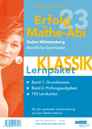 Erfolg im Mathe-Abi 2023 Lernpaket 'Klassik' Baden-Württemberg Berufliche Gymnasie - Cover