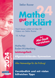 Mathe gut erklärt 2024 Leistungsfach Baden-Württemberg Gymnasium - Cover