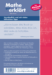 Mathe gut erklärt 2024 Leistungsfach Baden-Württemberg Gymnasium - Abbildung 1