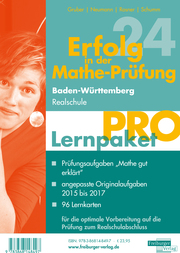 Lernpaket Pro Realschulabschluss 2024 Baden-Württemberg - Cover