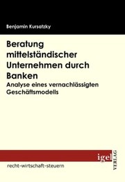 Beratung mittelständischer Unternehmen durch Banken - Cover