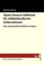 Open source-Software für mittelständische Unternehmen - Cover
