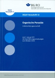 DGUV Vorschrift 13 - Organische Peroxyde