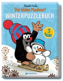 Winter-Puzzlebuch 'Der kleine Maulwurf' - Cover