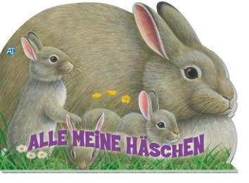 Gestanzte Tierbücher ALLE MEINE HÄSCHEN - Cover