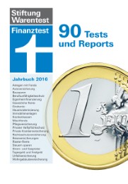 Finanztest Jahrbuch 2016 - Cover