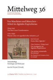 Von Maschinen und Menschen - Arbeit im digitalen Kapitalismus - Cover