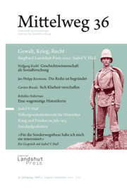Gewalt, Krieg, Recht. Siegfried-Landshut- Preis 2020: Isabel V. Hull