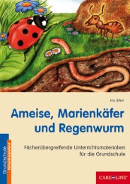 Ameise, Marienkäfer und Regenwurm