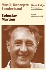 Bohuslav Martinu - Cover