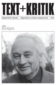 TEXT+KRITIK 206 - Ernst Augustin - Cover