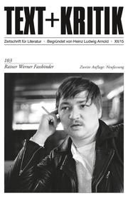 TEXT+KRITIK 103/2. Aufl. Neuf. - Rainer Werner Fassbinder - Cover
