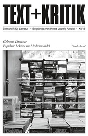 TEXT + KRITIK Sonderband - Gelesene Literatur - Cover