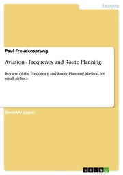 Aviation - Frequency and Route Planning