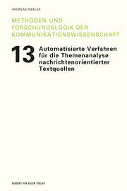 Automatisierte Verfahren für die Themenanalyse nachrichtenorientierter Textquellen - Cover