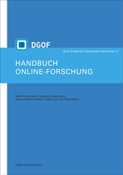 Handbuch Online-Forschung. Sozialwissenschaftliche Datengewinnung und -auswertung in digitalen Netzen - Cover