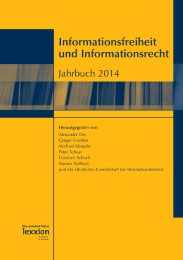 Informationsfreiheit und Informationsrecht - Jahrbuch 2014 - Cover