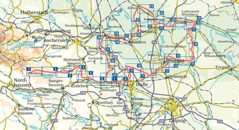 Wandern und Pilgern auf dem Lutherweg in Sachsen-Anhalt - Abbildung 1
