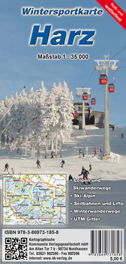 Wintersportkarte Harz