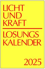 Licht und Kraft - Losungskalender 2025 Reiseausgabe in Heften - Cover