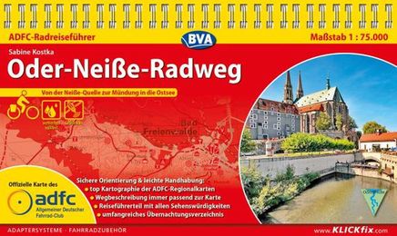 ADFC-Radreiseführer Oder-Neiße-Radweg 1:75.000 praktische Spiralbindung, reiß- und wetterfest, GPS-Tracks Download