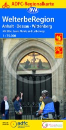 ADFC-Regionalkarte WelterbeRegion Anhalt - Dessau- Wittenberg, 1:75.000, reiß- und wetterfest, GPS-Tracks Download
