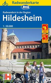 BVA Radwanderkarte Radwandern in der Region Hildesheim, 1:50.000, reiß- und wetterfest, GPS-Tracks Download - Cover