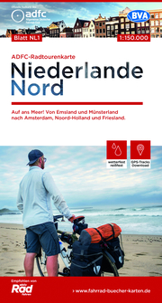 ADFC-Radtourenkarte NL 1 Niederlande Nord, 1:150.000, reiß- und wetterfest, GPS-Tracks Download